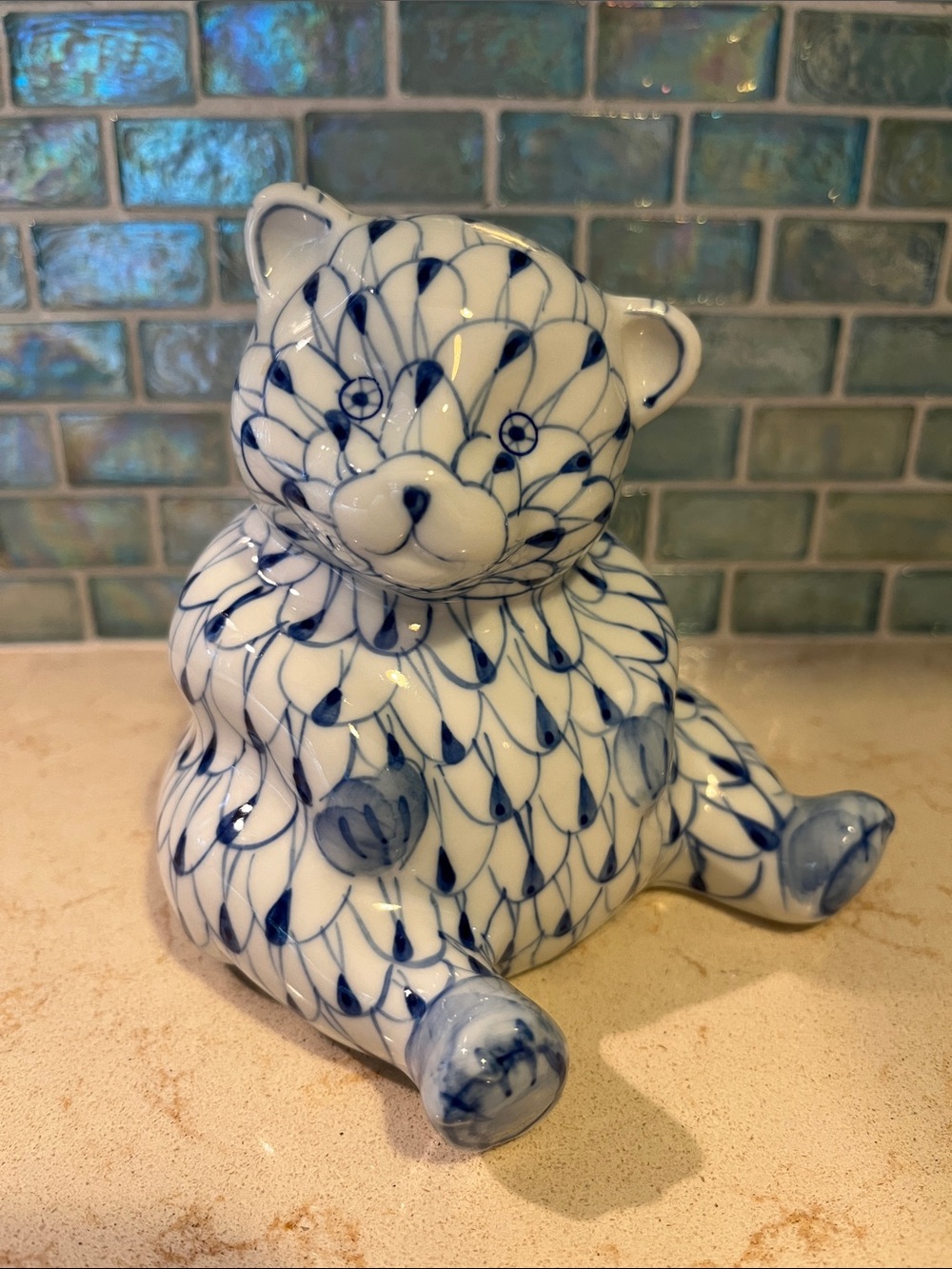 Andrea by Sadek Vintage Porcelain Teddy Bear